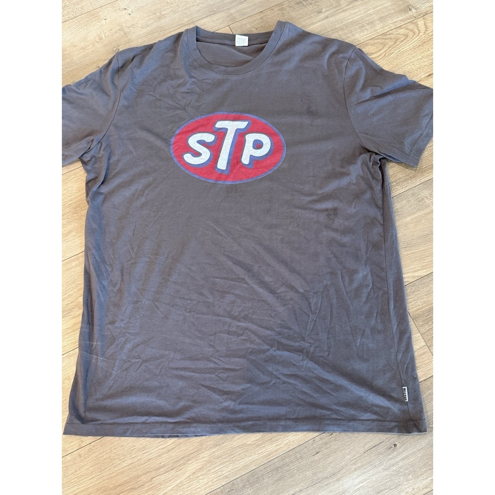 STP Motor Oil Classic Logo‎ Men's Size XXL T-Shirt Gray